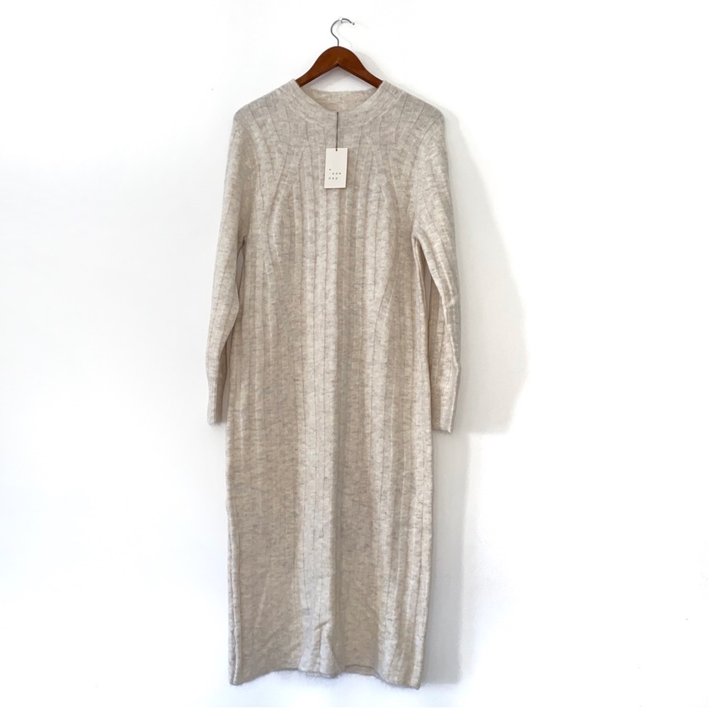 Target Beige Knit Midi Dress
